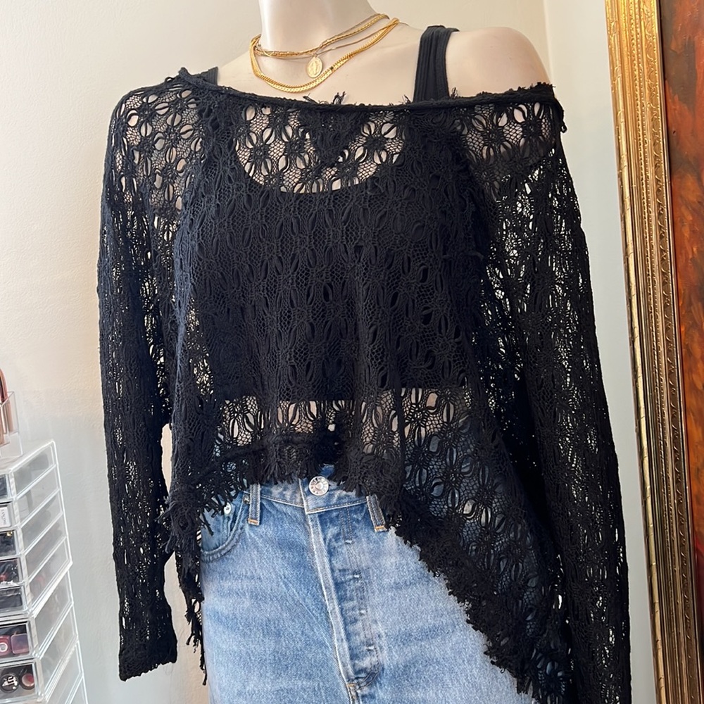 NWT Sabo Skirt Sweater // Beach Cover Up